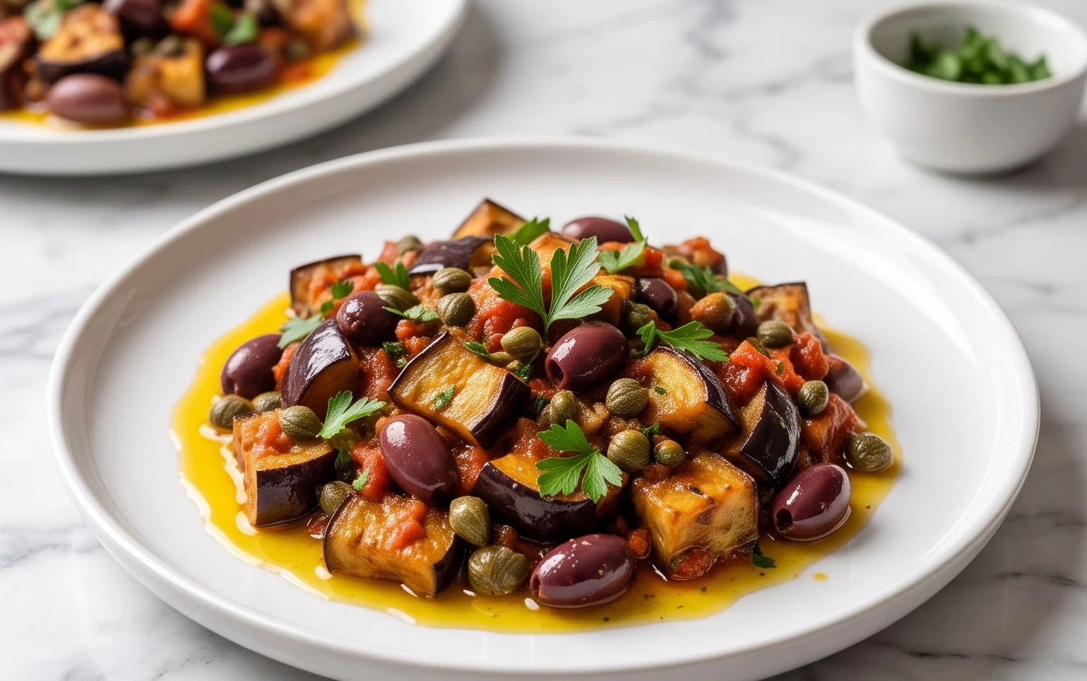 Aubergine Puttanesca : Saveurs Méditerranéennes Explosives